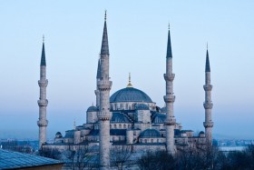 голубая мечеть,рассвет
