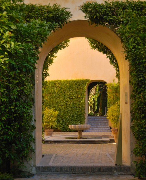 арка в сад