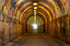 тоннель граффити