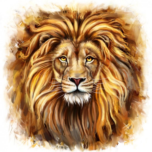 иллюстрация лев