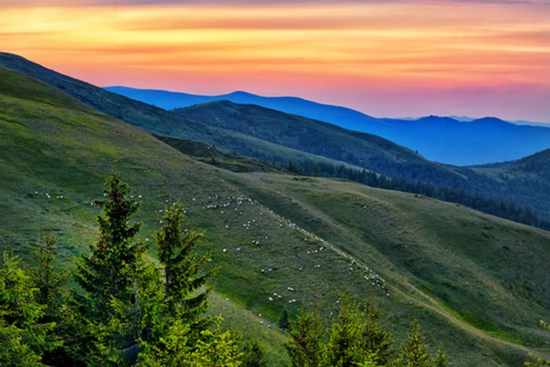 ландшафт горы