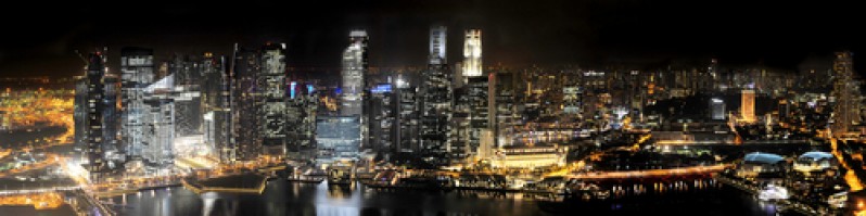 Сингапур панорама