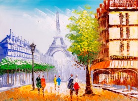 картина маслом, Париж